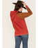 Kimes Ranch Women's Amigo Pullover Hoodie, Red, hi-res