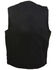 Image #2 - Milwaukee Leather Men's 3X Classic Snap Front Denim Biker Vest, , hi-res