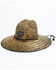 Brothers & Sons Men's Camo Print Straw Patch Lifeguard Sun Hat , Camouflage, hi-res