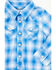Image #2 - Wrangler Infant Boys' Plaid Print Long Sleeve Snap Onesie, Blue, hi-res
