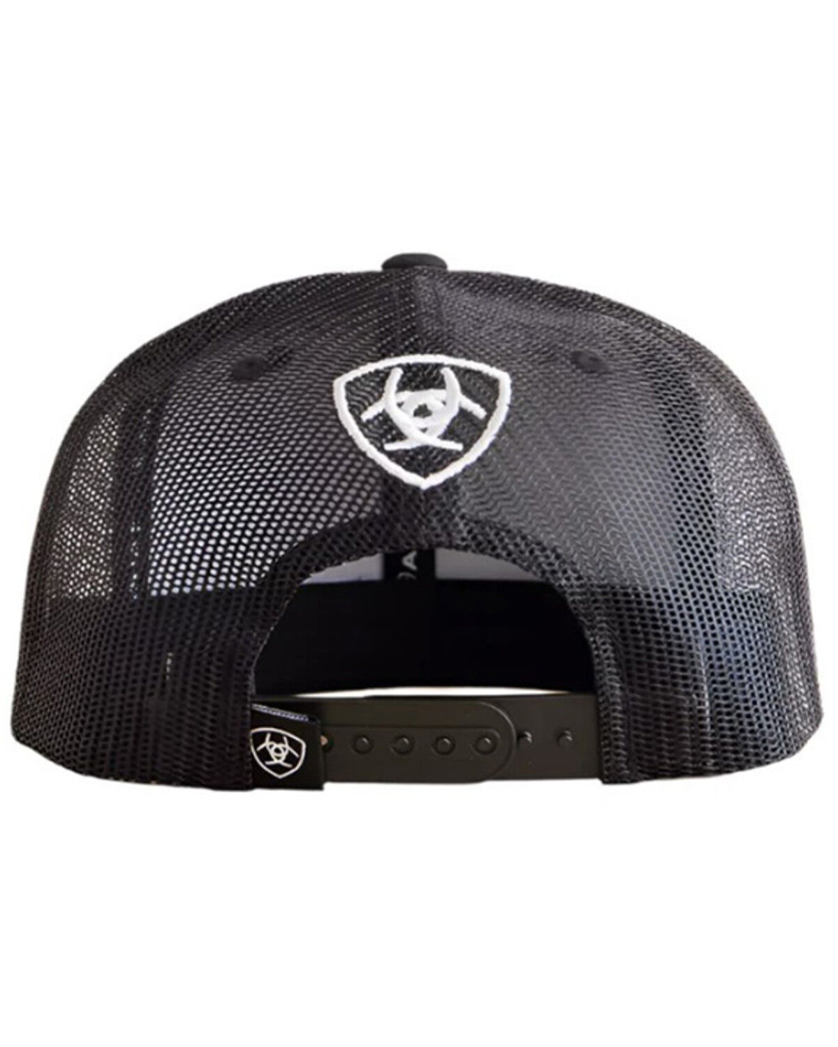 Image #2 - Ariat Kids' Southwestern Print Ball Cap, Black, hi-res