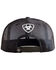 Image #2 - Ariat Kids' Southwestern Print Ball Cap, Black, hi-res