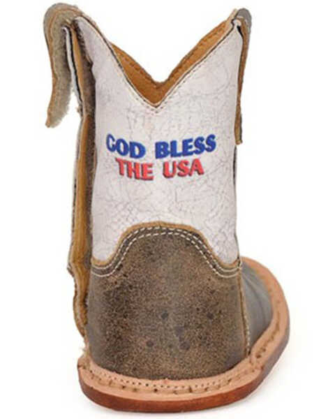 Image #3 - Roper Infant Boys' America Strong Western Boots - Square Toe, Brown, hi-res