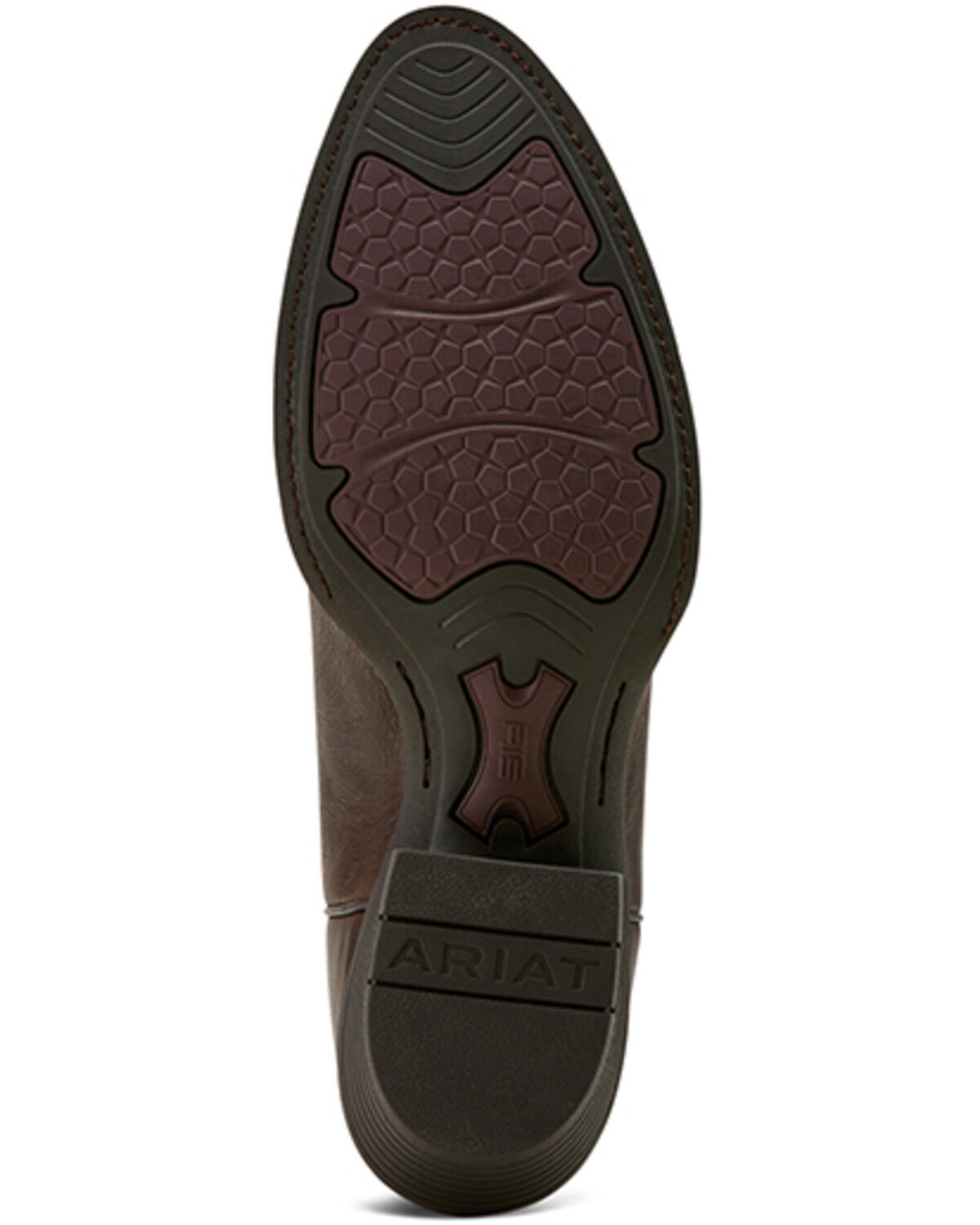 Image #5 - Ariat Men's Heritage Western Boots - Round Toe, Chocolate, hi-res