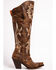 Image #2 - Dan Post Women's Jilted Knee Boots - Snip Toe, Chestnut, hi-res