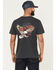 Image #1 - Brixton Men's Keller Eagle Short Sleeve Graphic T-Shirt, Black, hi-res