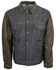 Image #1 - STS Ranchwear Boys' Mustang Leather Denim Jacket, Blue, hi-res