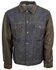 Image #1 - STS Ranchwear Boys' Mustang Leather Denim Jacket , Blue, hi-res