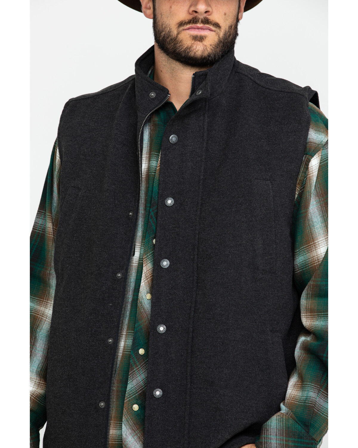Image #4 - Outback Trading Co. Men's Oaks Vest, Black, hi-res