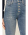 Image #2 - 7 For All Mankind Women's Ultra High Rise Slim Kick-Flare Jeans, Blue, hi-res