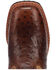 Image #6 - Dan Post Little Boys' Ostrich Print Western Boots - Broad Square Toe, Chocolate, hi-res