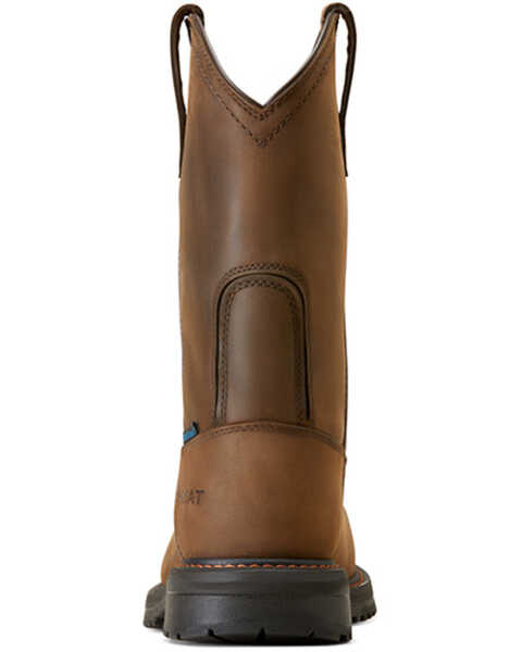 Image #3 - Ariat Men's RigTEK Waterproof Wellington Work Boots - Composite Toe , Brown, hi-res