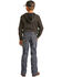 Image #1 - Rock & Roll Denim Boys' Dark Wash Vintage Rock & Roll Bootcut Jeans, , hi-res