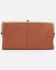 Hobo Women's Lauren Cashew Leather Clutch Wallet, Rust Copper, hi-res