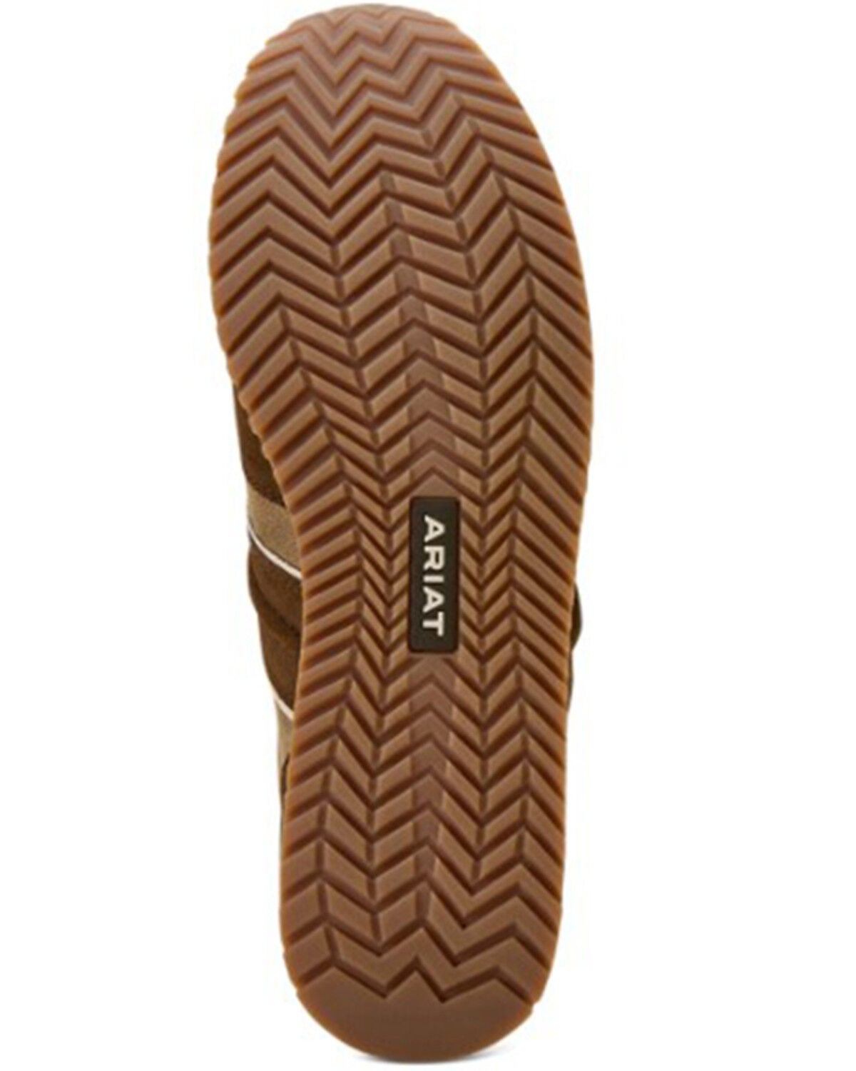 Image #7 - Ariat Men's Ranch Runner Shoes, Brown, hi-res