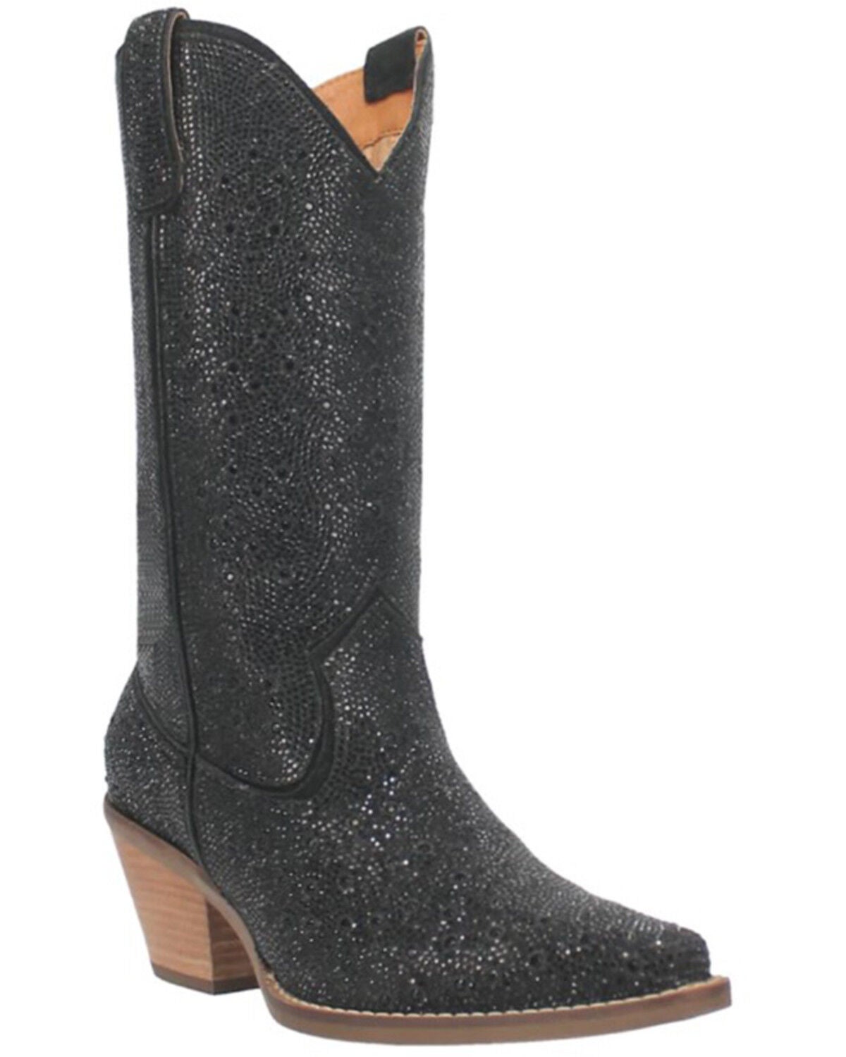 Dingo Women's Dollar Western Boots - Snip Toe, Black, hi-res