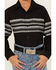 Image #3 - Roper Boys' Border Stripe Long Sleeve Snap Western Shirt, Black, hi-res