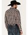 Image #4 - Gibson Men's Mineshaft Plaid Snap Western Shirt, Brown, hi-res