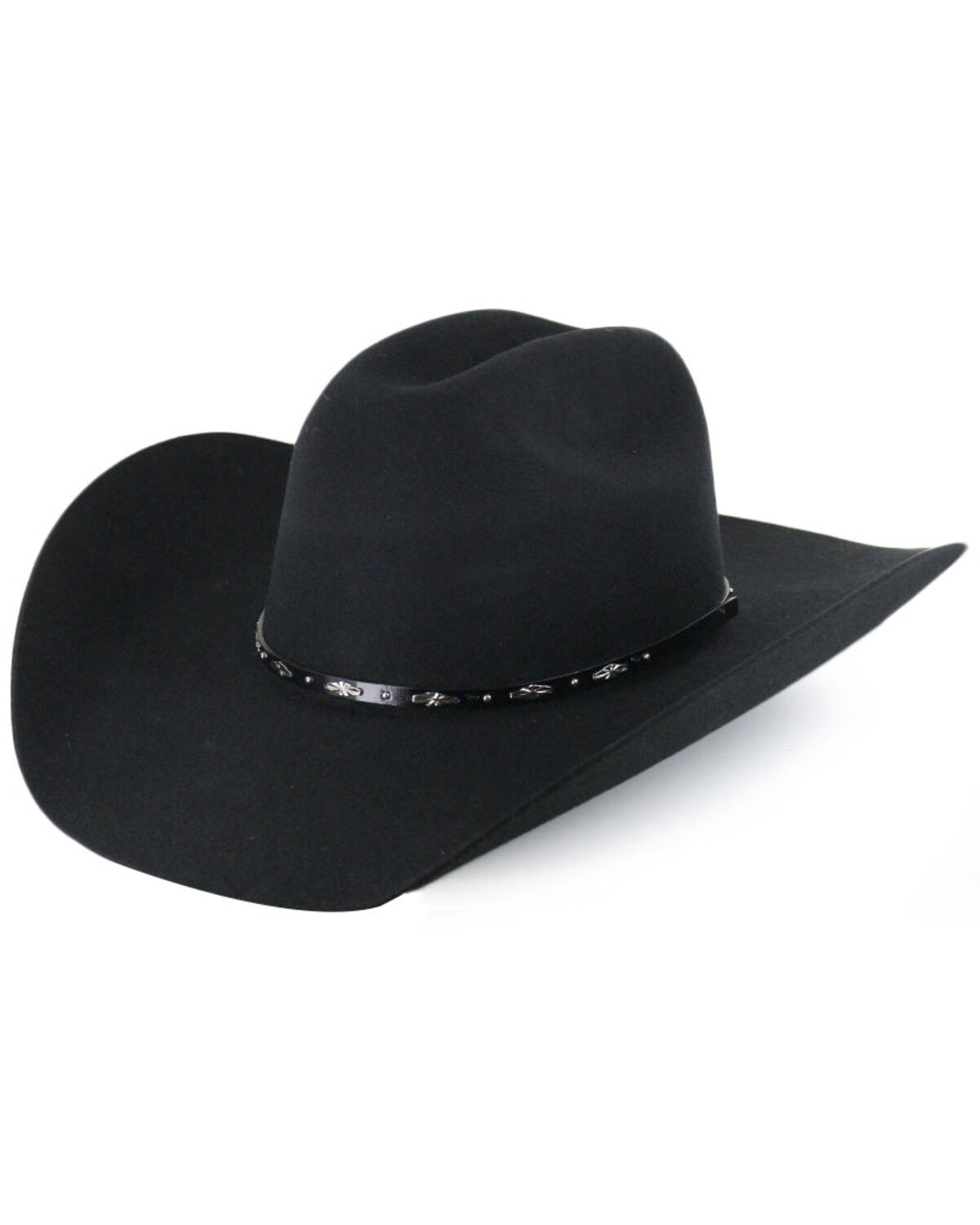 Image #1 - Cody James Drifter 3X Felt Cowboy Hat, Black, hi-res