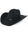 Cody James Men's Drifter 3X Rider Crown Wool Felt Cowboy Hat, Black, hi-res