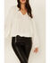 Image #2 - Wild Moss Women's Long Sleeve Tie Neck Peasant Blouse, , hi-res
