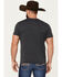 Image #4 - Panhandle Men's Dale Brisby Rodeo Time Short Sleeve T-Shirt, Charcoal, hi-res