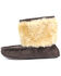 Superlamb Women's Navajo Moc Pull On Suede Booties - Moc Toe , Chocolate, hi-res
