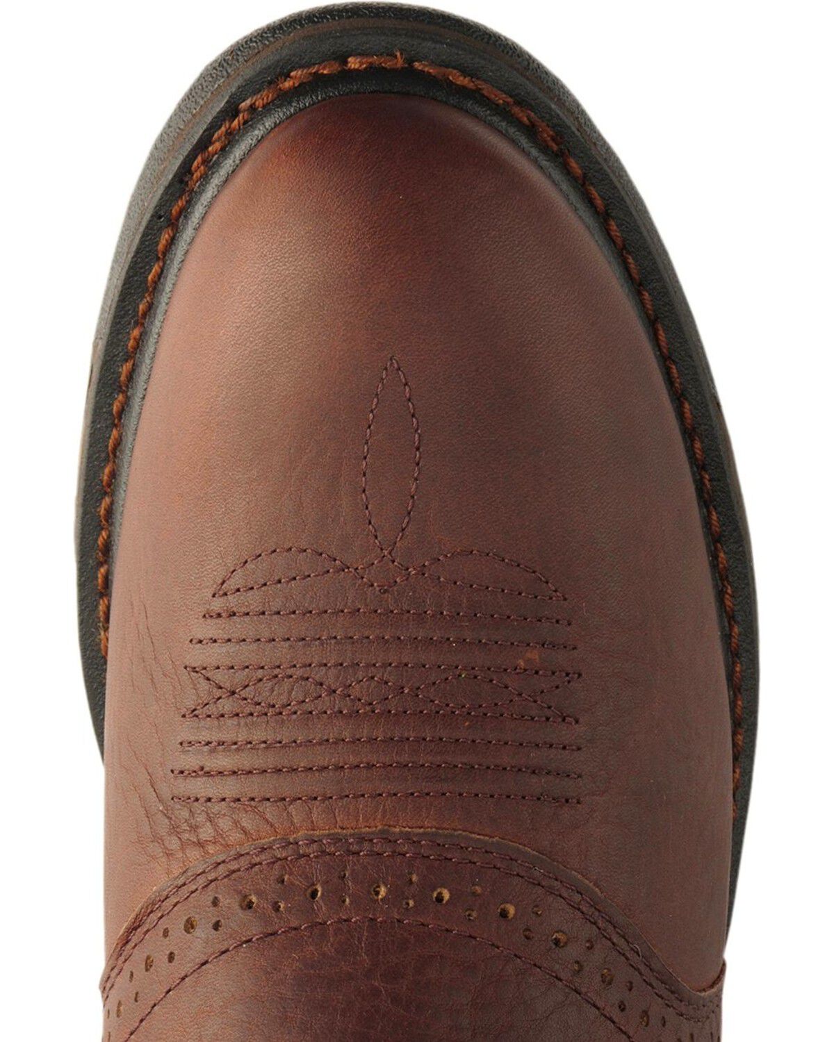 Image #6 - Ariat Men's H2O Workhog Western Work Boots - Composite Toe, Copper, hi-res