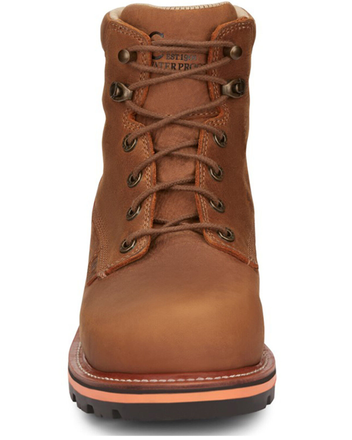 Image #4 - Chippewa Men's Thunderstruck Blonde 6" Lace-Up Waterproof Work Boots - Composite Toe, Lt Brown, hi-res