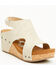 Image #1 - Very G Women's Wally Tooled Sandals, Cream, hi-res