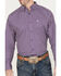 Image #3 - Ariat Men's Misael Geo Floral Long Sleeve Button Down Western Shirt - Big, Purple, hi-res