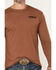 Image #4 - RANK 45® Men's Sunset Scenic Cowboy Long Sleeve Graphic T-Shirt, Lt Brown, hi-res