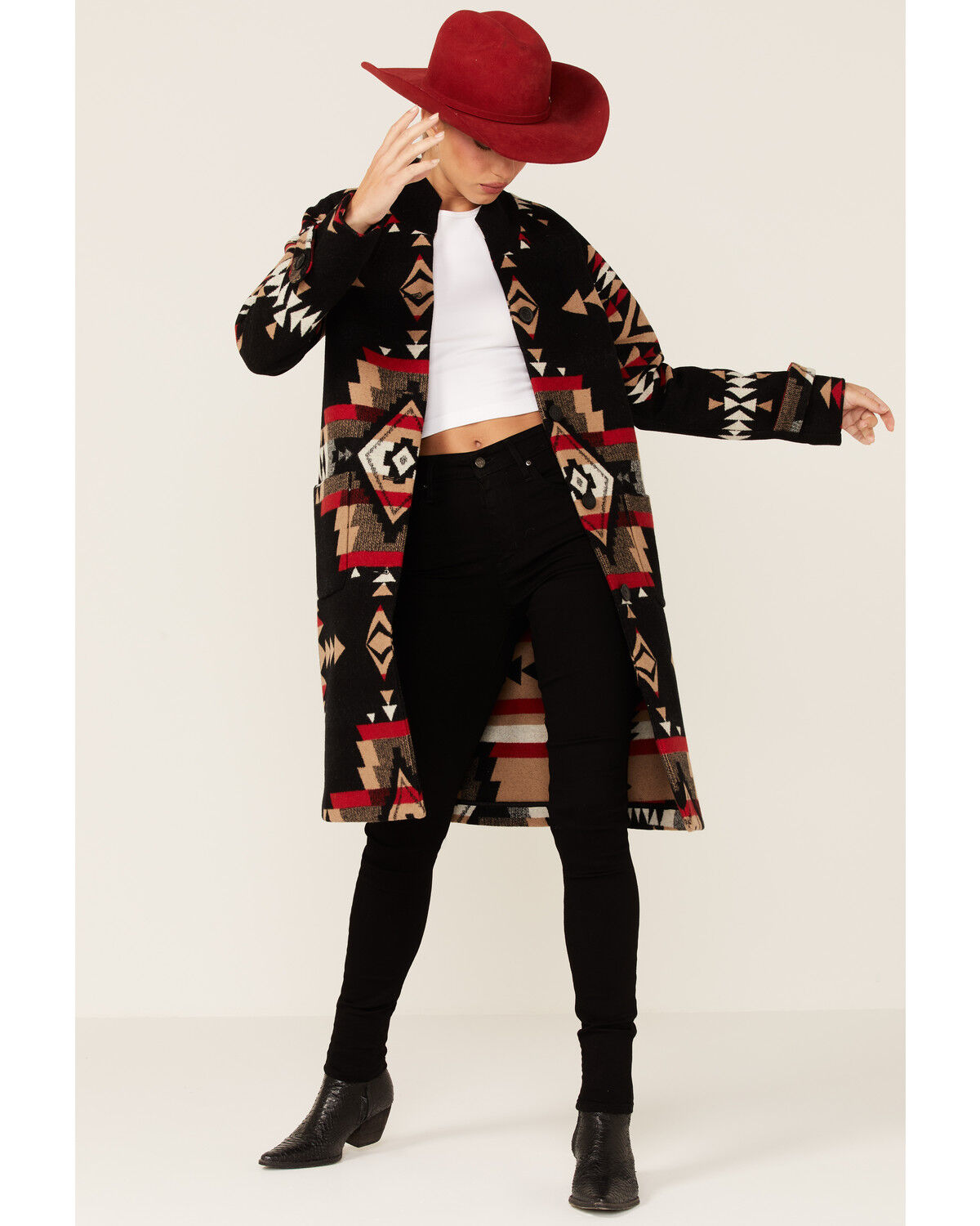 Image #2 - Pendleton Women's Rock Point Archive Blanket Coat, , hi-res