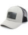 Cody James Men's Gray Flag Patch Mesh Back Ball Cap , Grey, hi-res