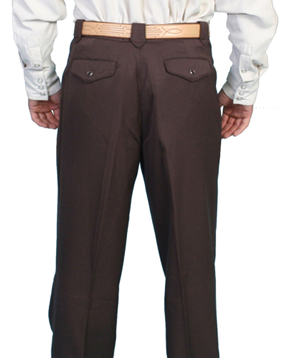 Scully Western Trouser Pants, Brown, hi-res