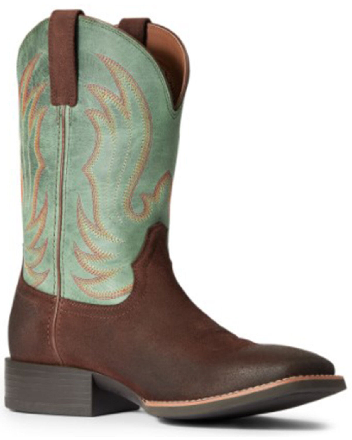 Image #1 - Ariat Men's Cason Sport Western Boots - Broad Square Toe, Brown, hi-res