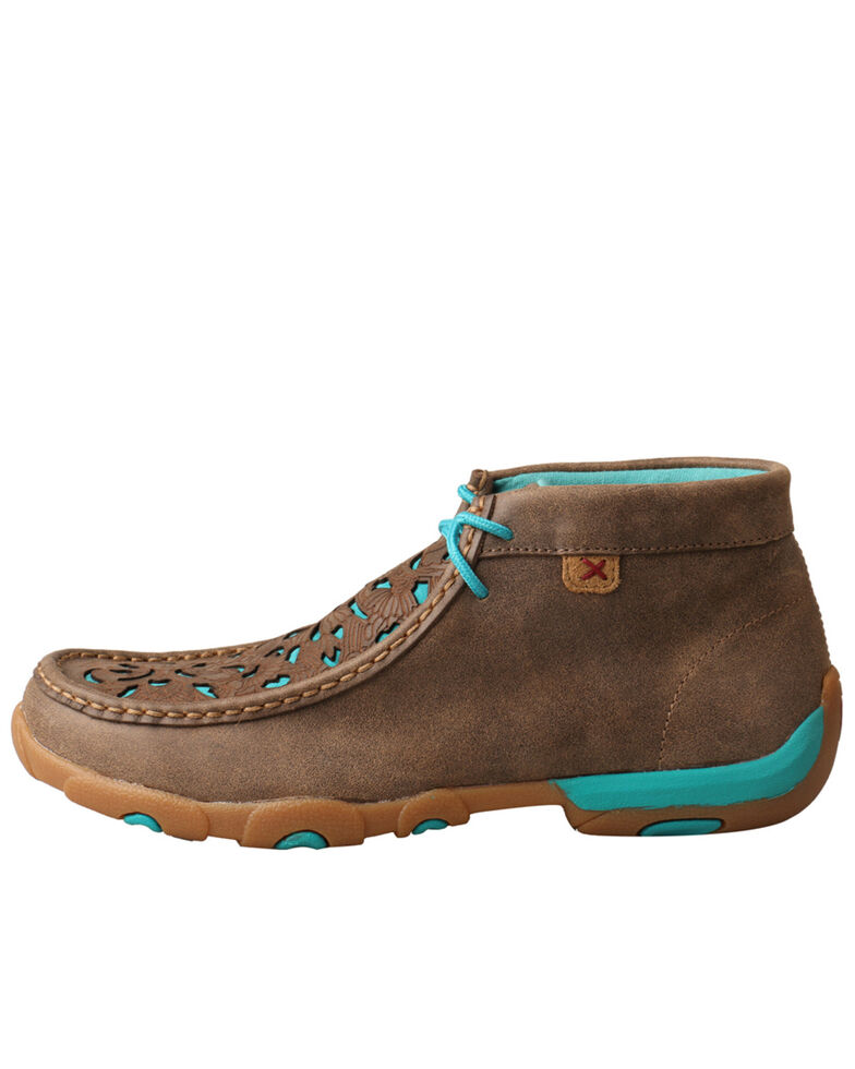 twisted x women's tooled chukka driving mocs