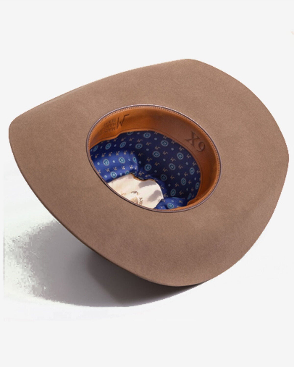 Image #5 - Larry Mahan Telluride 6X Felt Cowboy Hat, Fawn, hi-res