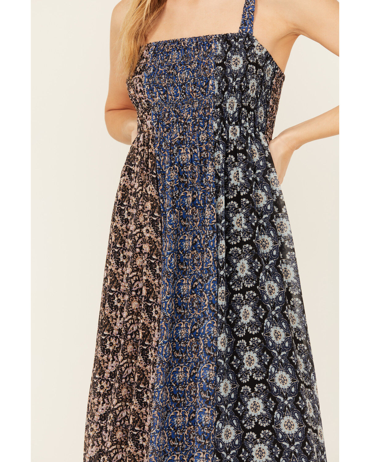 Image #3 - Beyond The Radar Women's Printed Swing Midi Dress, Multi, hi-res