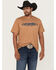 Image #1 - Wrangler Men's Logo Short Sleeve Graphic T-Shirt, Gold, hi-res