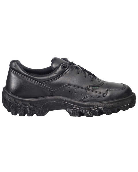 Image #2 - Rocky Women's TMC Duty Oxford Shoes USPS Approved - Soft Toe, Black, hi-res