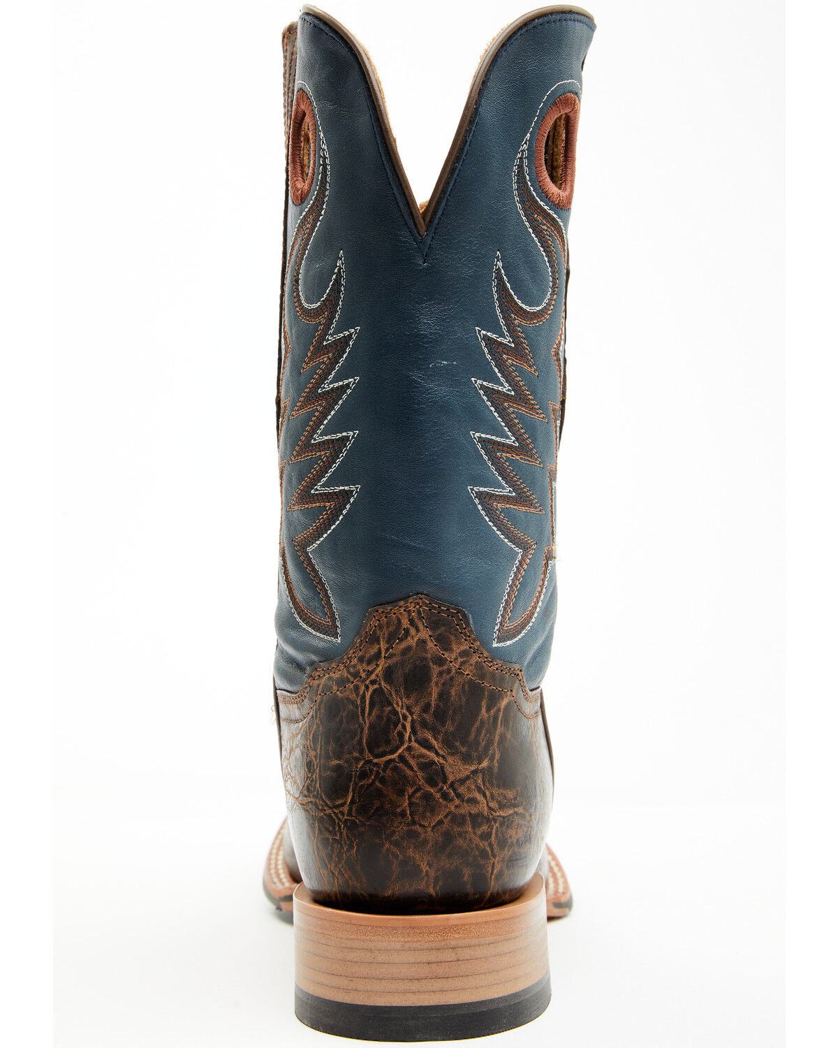 Image #5 - Cody James Men's Union Performance Western Boots - Broad Square Toe, Navy, hi-res