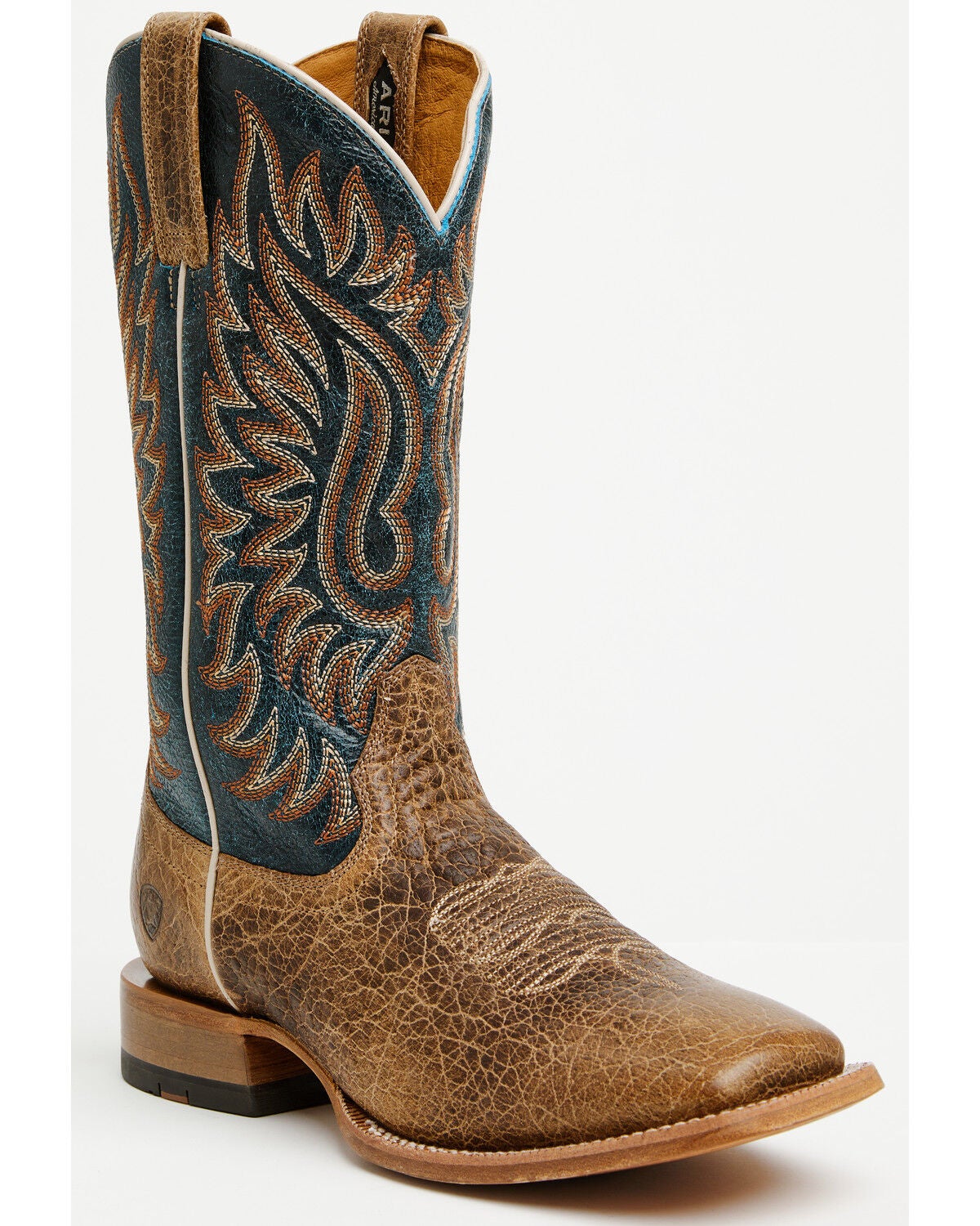 Image #1 - Ariat Men's Gold Point Western Boots - Broad Square Toe, Brown, hi-res