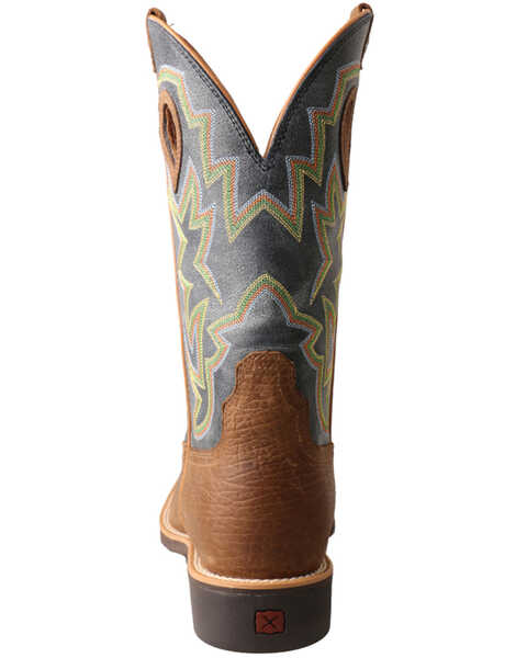 Image #4 - Twisted X Men's Top Hand Western Boots - Broad Square Toe, Distressed Brown, hi-res