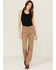 Image #1 - Ariat Women's Rebar PR Made Tough Straight Pants, Khaki, hi-res