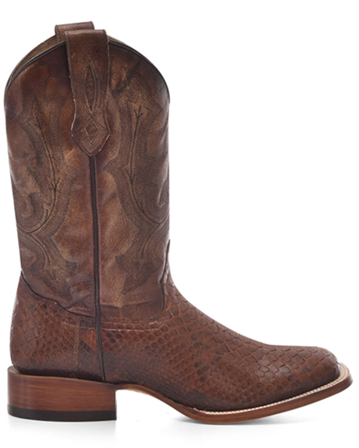 Image #2 - Corral Men's Shedron Exotic Python Western Boots - Broad Square Toe, Sand, hi-res