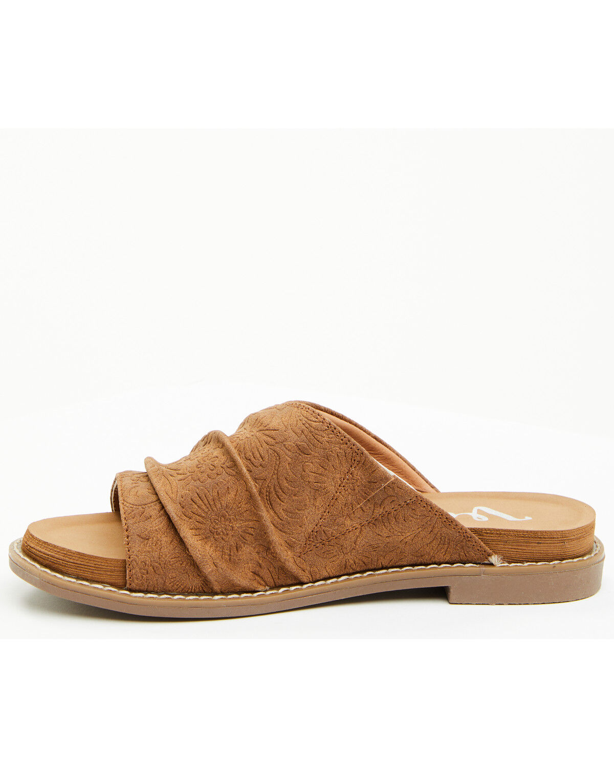 Image #3 - Very G Women's Jolene Tooled Sandals, Tan, hi-res