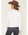 Image #4 - Ariat Women's Boot Barn Exclusive Logo Crew Neck Sweatshirt, White, hi-res