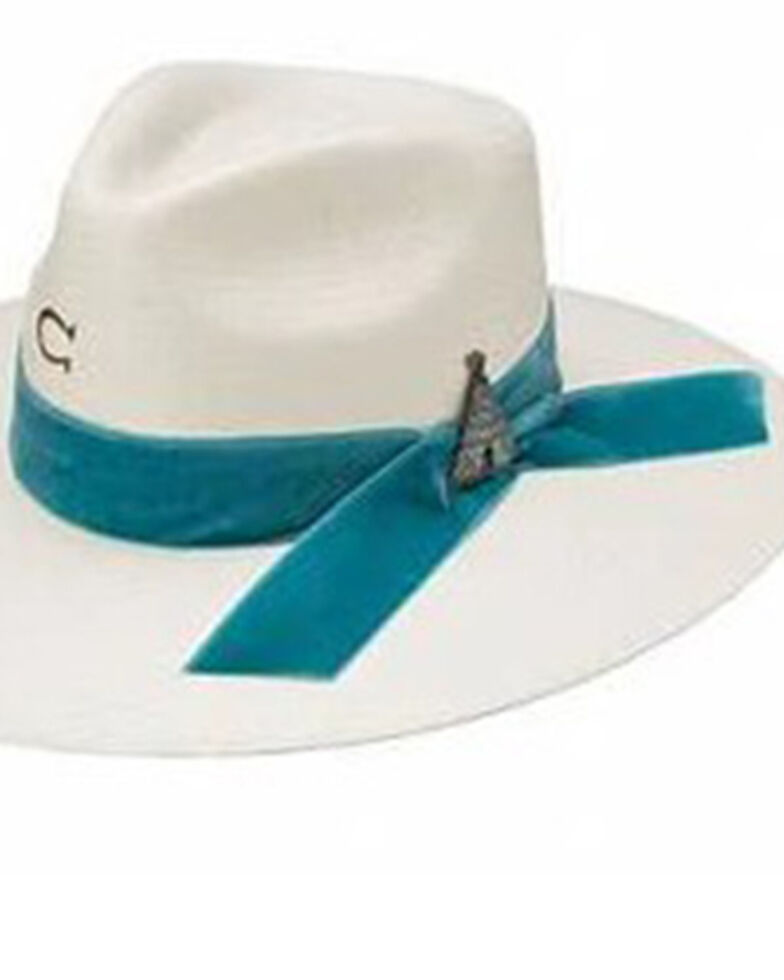 Charlie 1 Horse Old Apache Natural Ribbon Band Straw Western Hat, Natural, hi-res