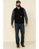 Image #2 - Carhartt Men's Black Washed Duck Sherpa Lined Mock Neck Work Vest - Big, Black, hi-res